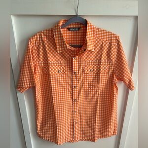 Stio Men’s Medium Short Sleeve Snap Front Shirt